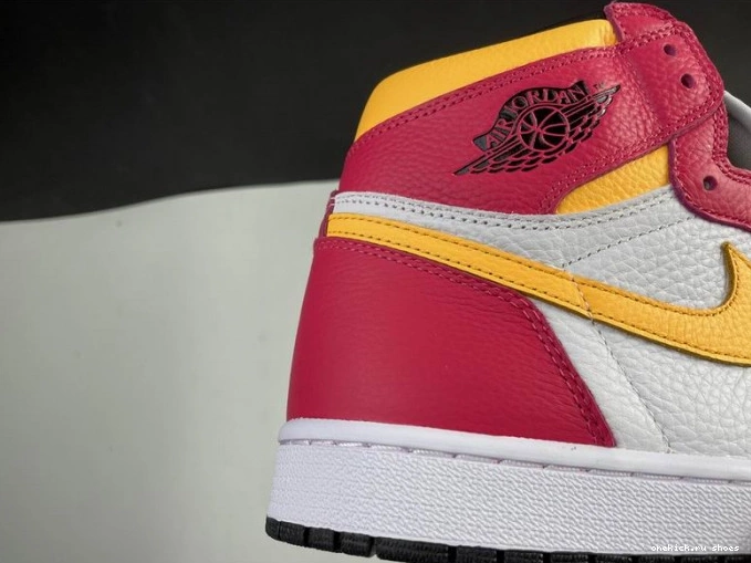 Cheap Air Fusion Jordan Red 1 High 555088-603 OGLight 0723